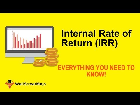 Internal Rate of Return (IRR) | Formula | Calculation with Example [Video]