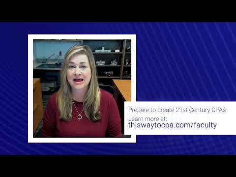 CPA Evolution: The Opportunity for Educators [Video]