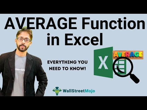 AVERAGE Function in Excel – Overview, Formula, Step by Step Tutorial [Video]