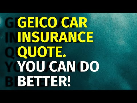 Geico Car Insurance Quote ★ You Can Do Better! [Video]