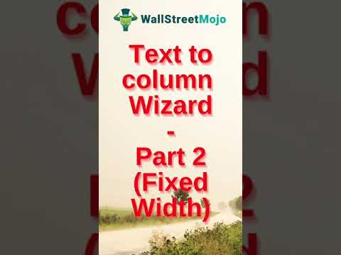 Learn Excel -Text to Column Wizard(Fixed Width) in Just 50 Seconds! [Video]