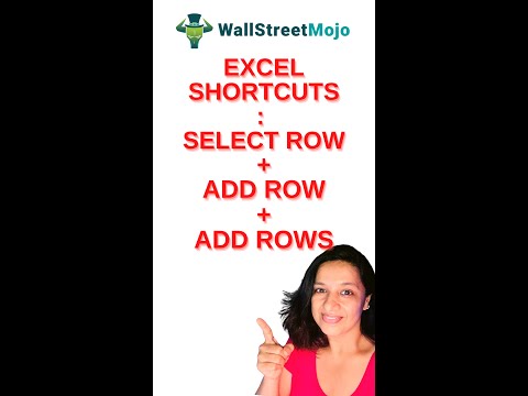 3. Learn Excel Shortcuts – How to ADD ROW/ROWS in Just 50 Seconds! [Video]