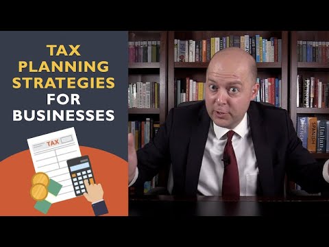 Tax Planning Strategies for Businesses [Video]