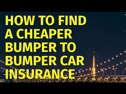 Best Bumper to Bumper Car Insurance for 2021 [Video]