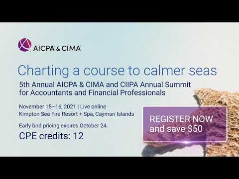 AICPA & CIMA 5th Annual CIIPA Annual Summit [Video]