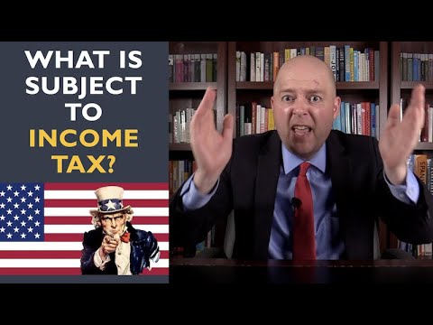 What is subject to income tax [Video]