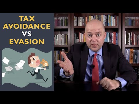 Difference between Tax Avoidance and Tax Evasion [Video]