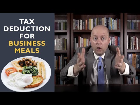 Tax Deduction for a Business Meal [Video]