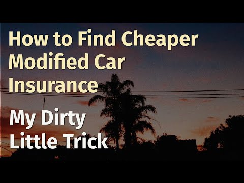 Cheap Modified Car Insurance ★ 2022 [Video]