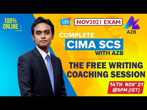 Pixlwizz CIMA SCS Writing Tips + Live Q&A with AZB | CIMA Strategic Case Study (SCS) November 2021 [Video]