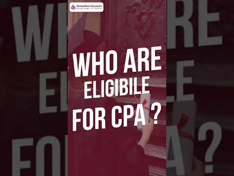 All About US CPA Eligibility | CPA | CPA Course | Simandhar Education [Video]