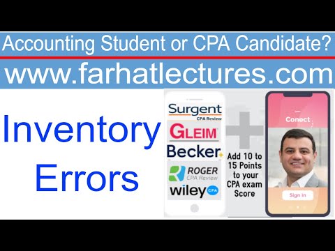 Inventory Errors Explained With Example. [Video]