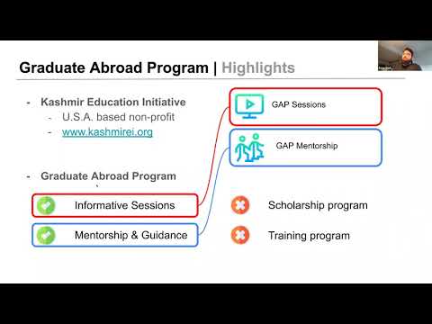 GAP Sessions I Raza Qazi I Navigating higher education opportunities and grad school applications. [Video]