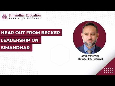 Hear out from Becker leadership on Simandhar | Aziz – Becker , Director  International | CPA Course [Video]