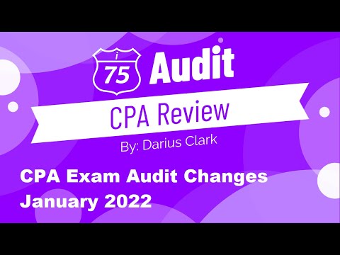 CPA Audit Exam January 2022-Changes-Audit Reporting-SAS 134-Non-issuer by Darius Clark [Video]