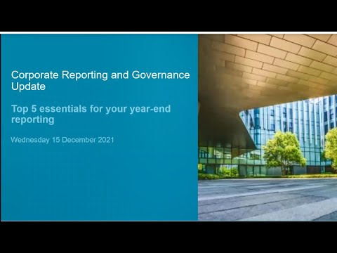 Top 5 essentials for your year end reporting [Video]