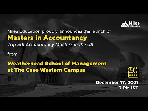 Webinar on Masters in Accountancy_17-12-2021 [Video]