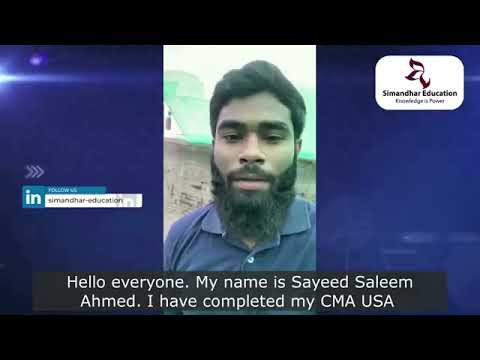 Sayeed Saleem US CMA Alumni from Simandhar placed at Invesco – US CMA Alumni – Success Stories -… [Video]