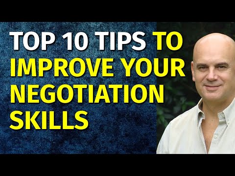 Negotiation Skills Top 10 Tips | How to Improve Negotiation Skills | How to Negotiate Anything [Video]