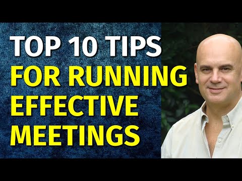 How to Run a Meeting | Effective Staff Meeting Ideas | Team Meeting | Management Skills [Video]