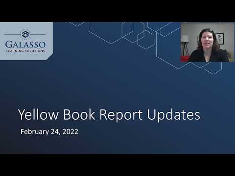 Genuine Learning Blog: Yellow Book Report Updates [Video]