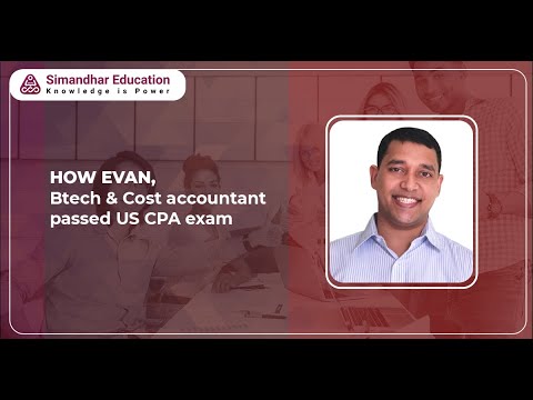 How Evan, Btech & Cost accountant passed US CPA exam | CPA alumni Hyderabad | CPA course [Video]