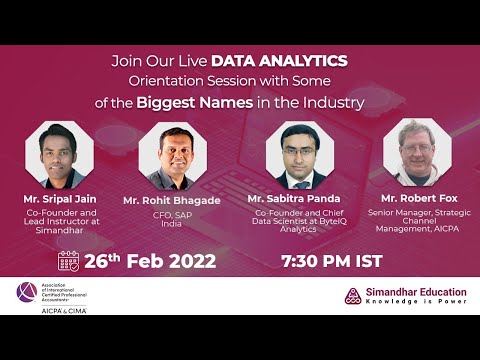 Simandhar & AICPA Launches Data Analytics | Data Analytics | AICPA | CPA [Video]