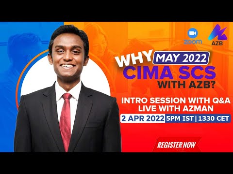 CIMA SCS May 2022 Live Coaching Commencement Session! | Pass CIMA SCS with AZB [Video]