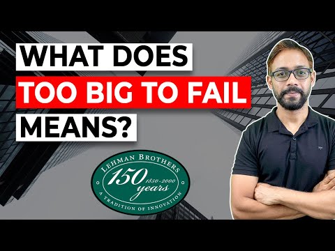 What is Too Big To Fail and How Government Bails them Out? [Video]