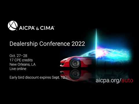 AICPA & CIMA Dealership Conference | Oct 27 [Video]