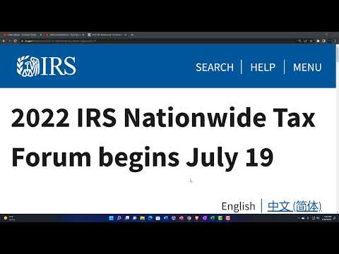 2022 IRS Nationwide Tax Forum begins July 19 [Video]