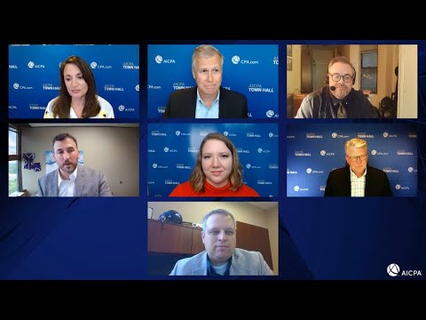 AICPA Town Hall Series – May 5 Edition [Video]