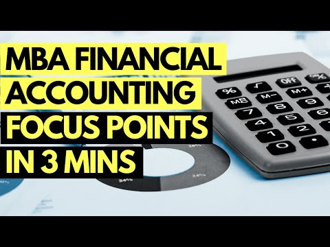 MBA Financial Accounting Main Focus (Part 5/16) [Video]