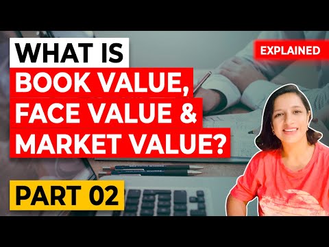 PART 2- Face Value, Book Value & Market Value (Stock Market Basics) [Video]