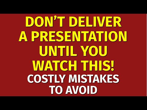 How to Make a Good Presentation | Improve Presentation Skills [Video]