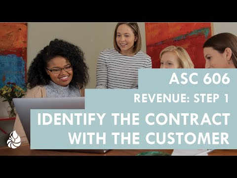 Identify the Contract with the Customer (Step 1 of ASC 606) [Video]