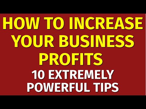 How to Increase Profits and Sales in Your Business | How to Make Your Business More Profitable [Video]