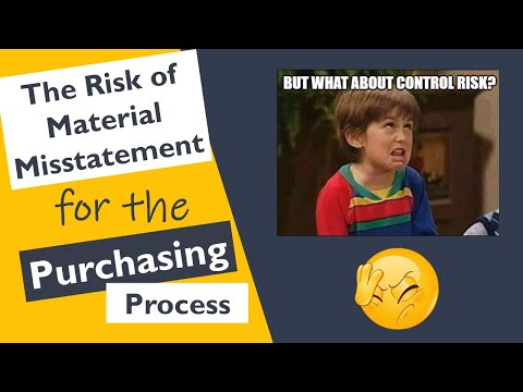 Inherent Risk and Control Risk for Purchasing [Video]