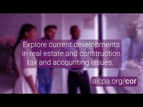 AICPA & CIMA Construction & Real Estate Conference | Dec 08 [Video]