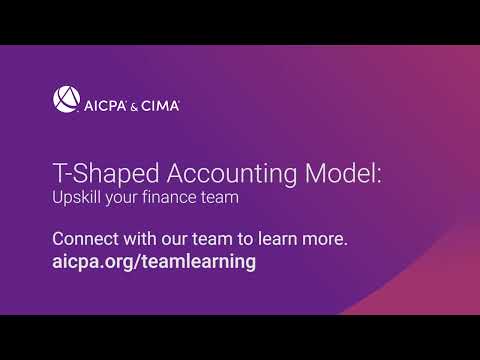 AICPAs Barry Payne discusses the T-Shaped Accounting Model for Finance Professionals [Video]