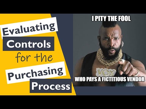 How to Evaluate Internal Controls for the Purchasing Process [Video]