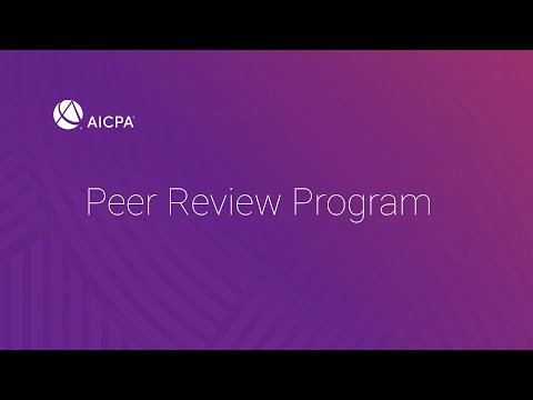 Peer review: Improving audit quality, serving the public interest [Video]