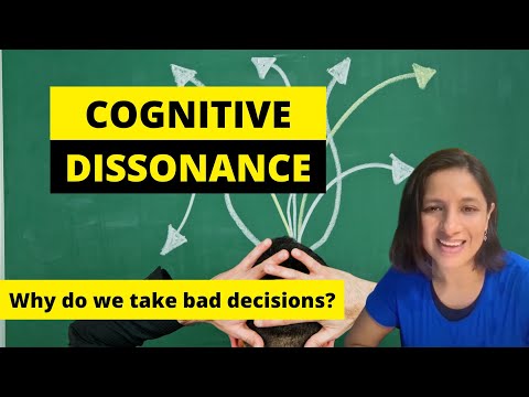 What is Cognitive dissonance: Easy explanation. [Video]