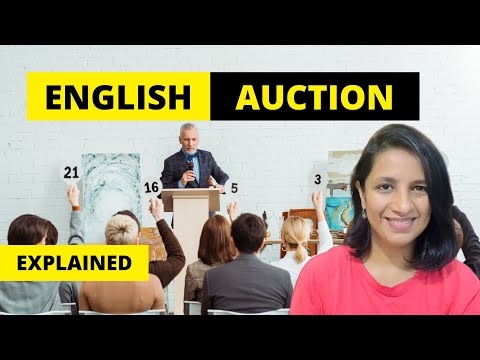 English auction: Easy explanation. [Video]