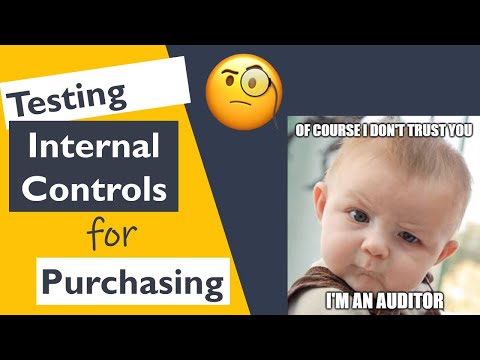 Testing Internal Controls for the Purchasing Process [Video]