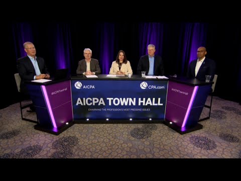 AICPA Town Hall Series – October 20 Edition- [Video]