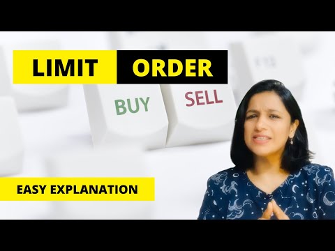 What is Limit order?- Easy explanation [Video]