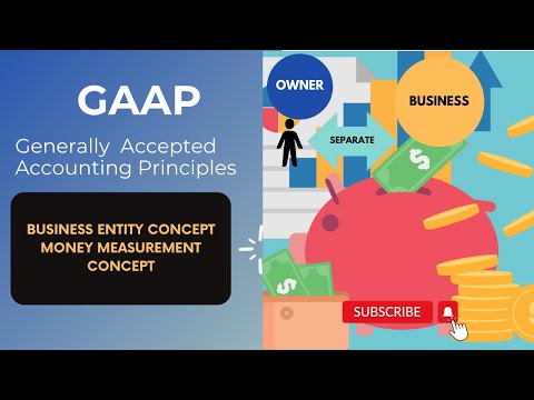 GAAP – Generally accepted accounting principles , Class XI ,Lesson 2 . business entity concept [Video]