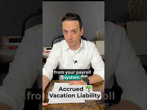 Accrued Vacation Liability in ONE Minute #shorts [Video]