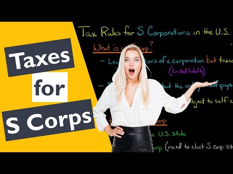 Tax Rules for S Corporations in the US [Video]